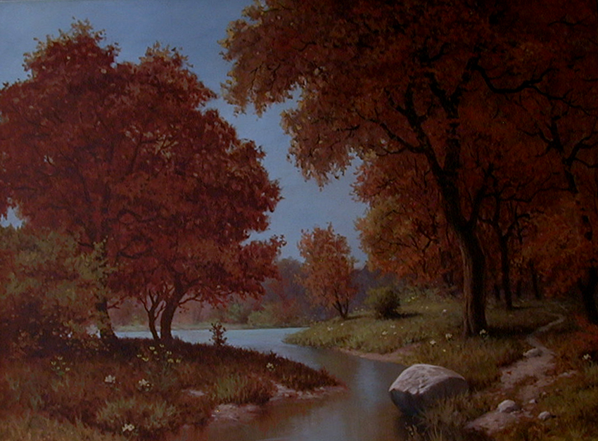 Auburn Autumn by Roland D. Enright, 1921–1983