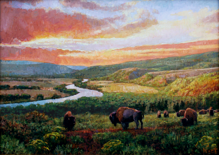 Challenge at Sunrise by Brian Hart