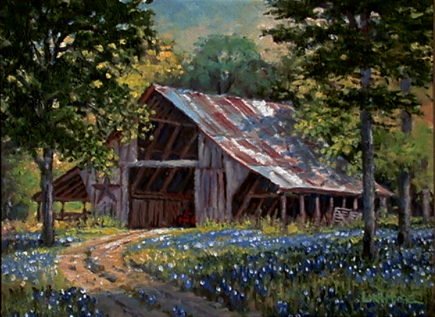 Nestled Among the Oaks by Larry Moore