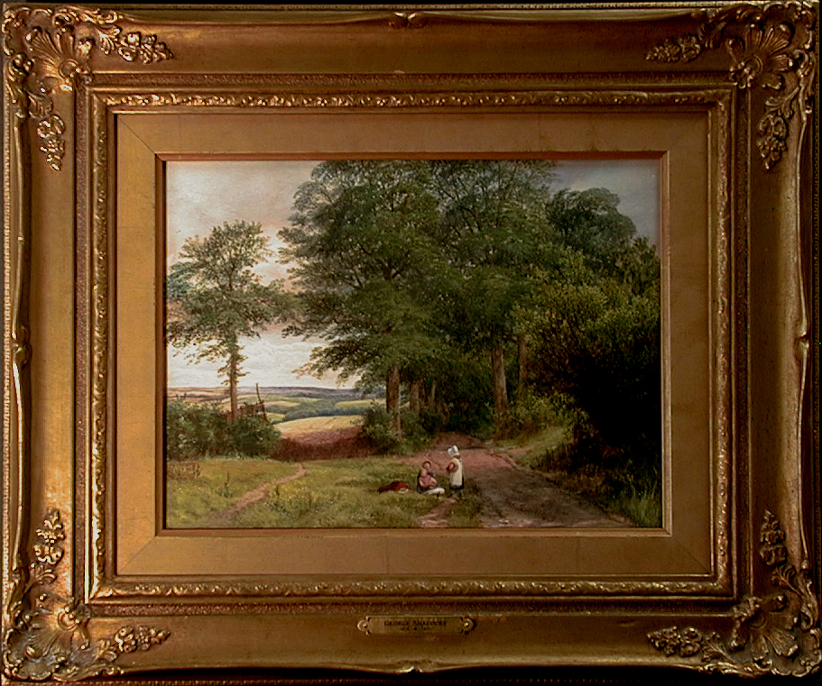 Pathway to the Farm by George Shalders, 1826-1873