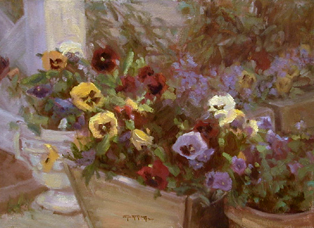 Pansies by Julia McKee