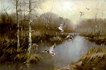 Mallards by Walter Rohrbach