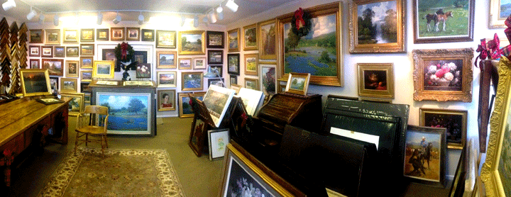 Inside Sherwood's Gallery, Houston